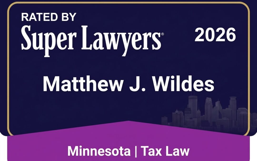 Matt Wildes Named 2026 Minnesota Super Lawyers Rising Star